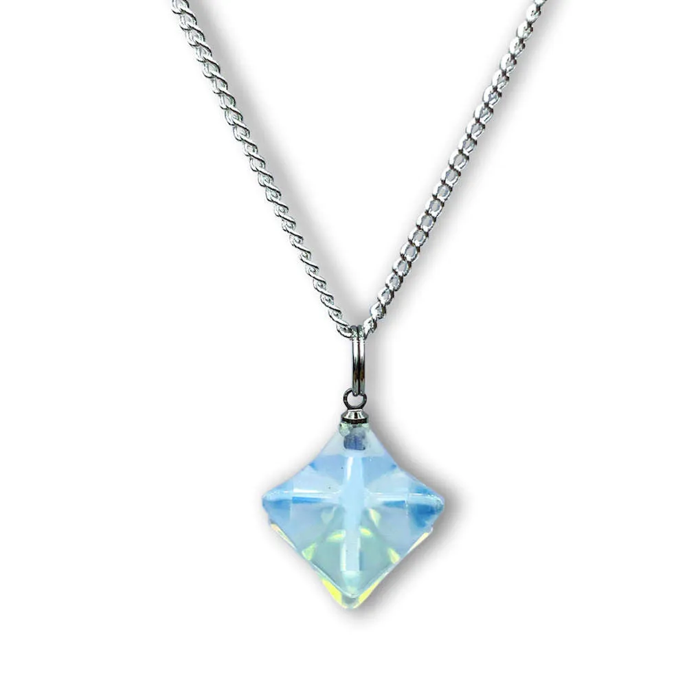 Crystal Stone Merkaba Pendant Necklace