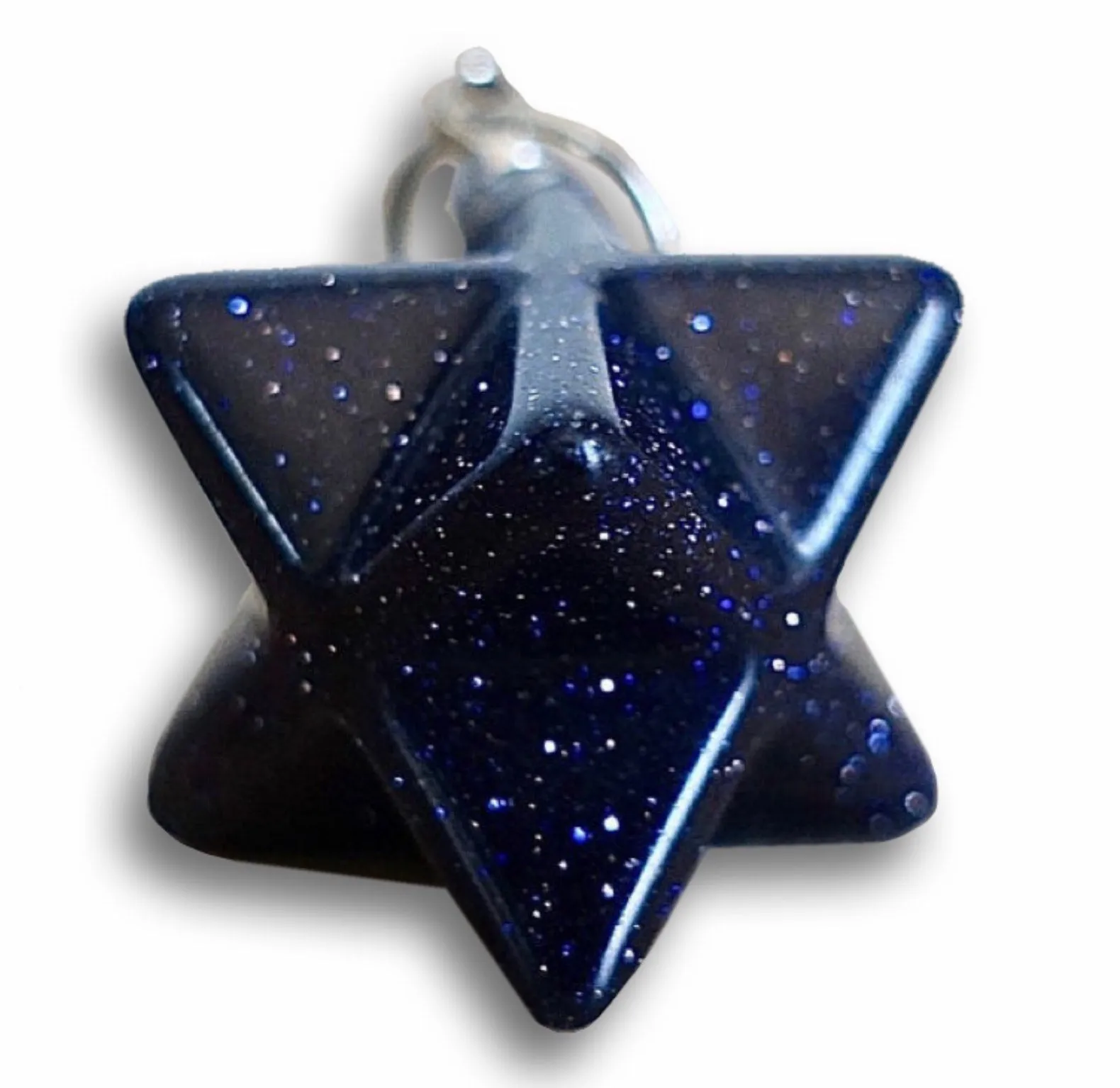 Crystal Stone Merkaba Pendant Necklace