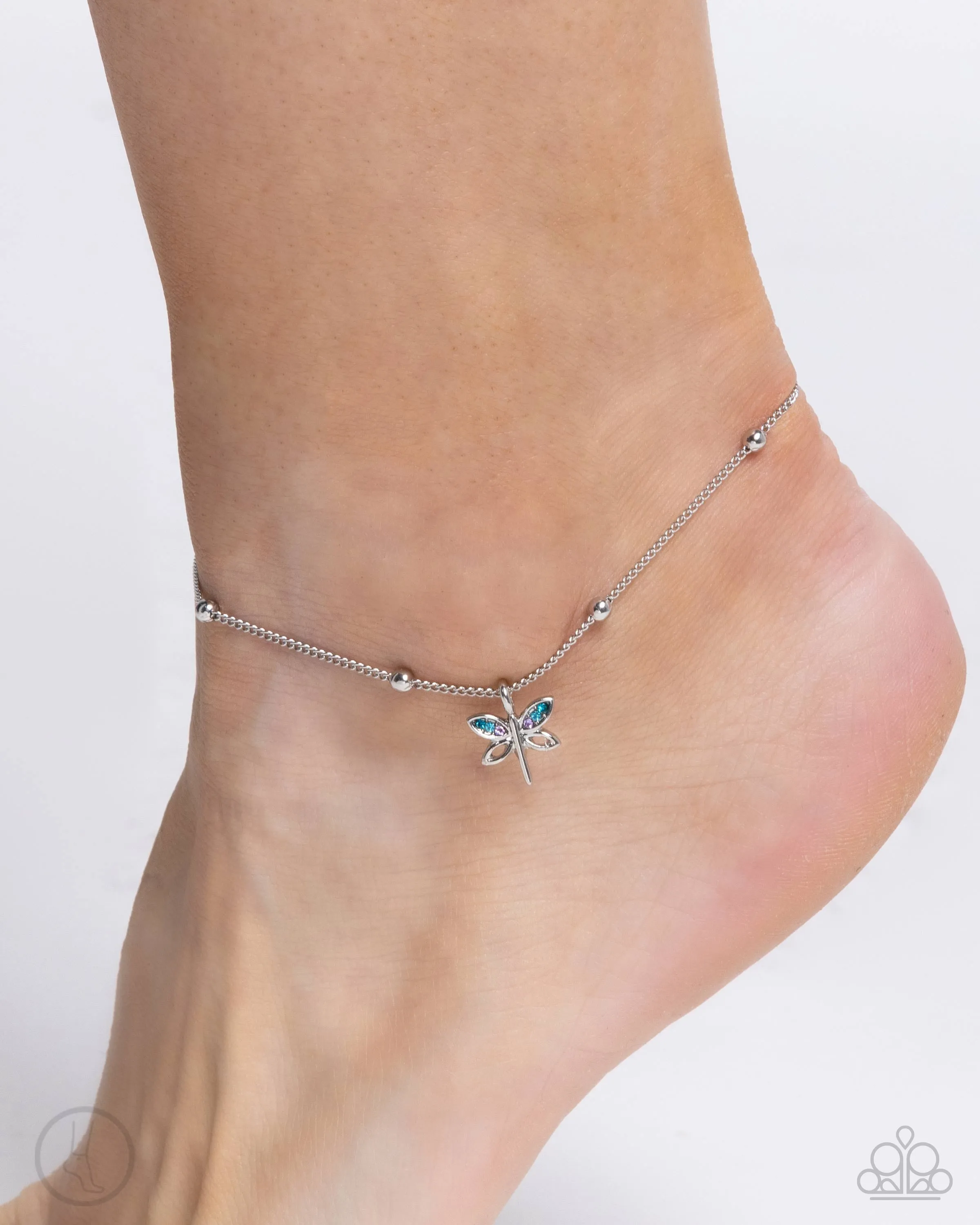 Dainty Dragonfly - Blue Bracelet