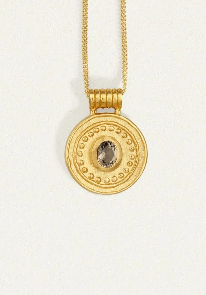 Denarii Coin Necklace - Gold