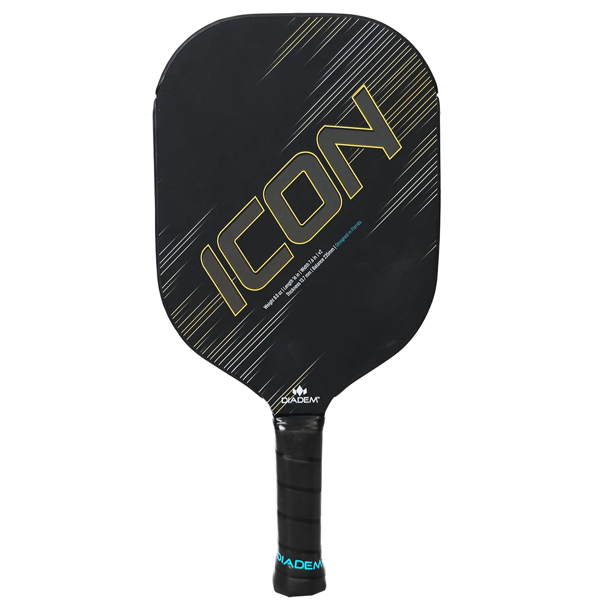 Diadem Icon V2 Pickleball Paddle Black