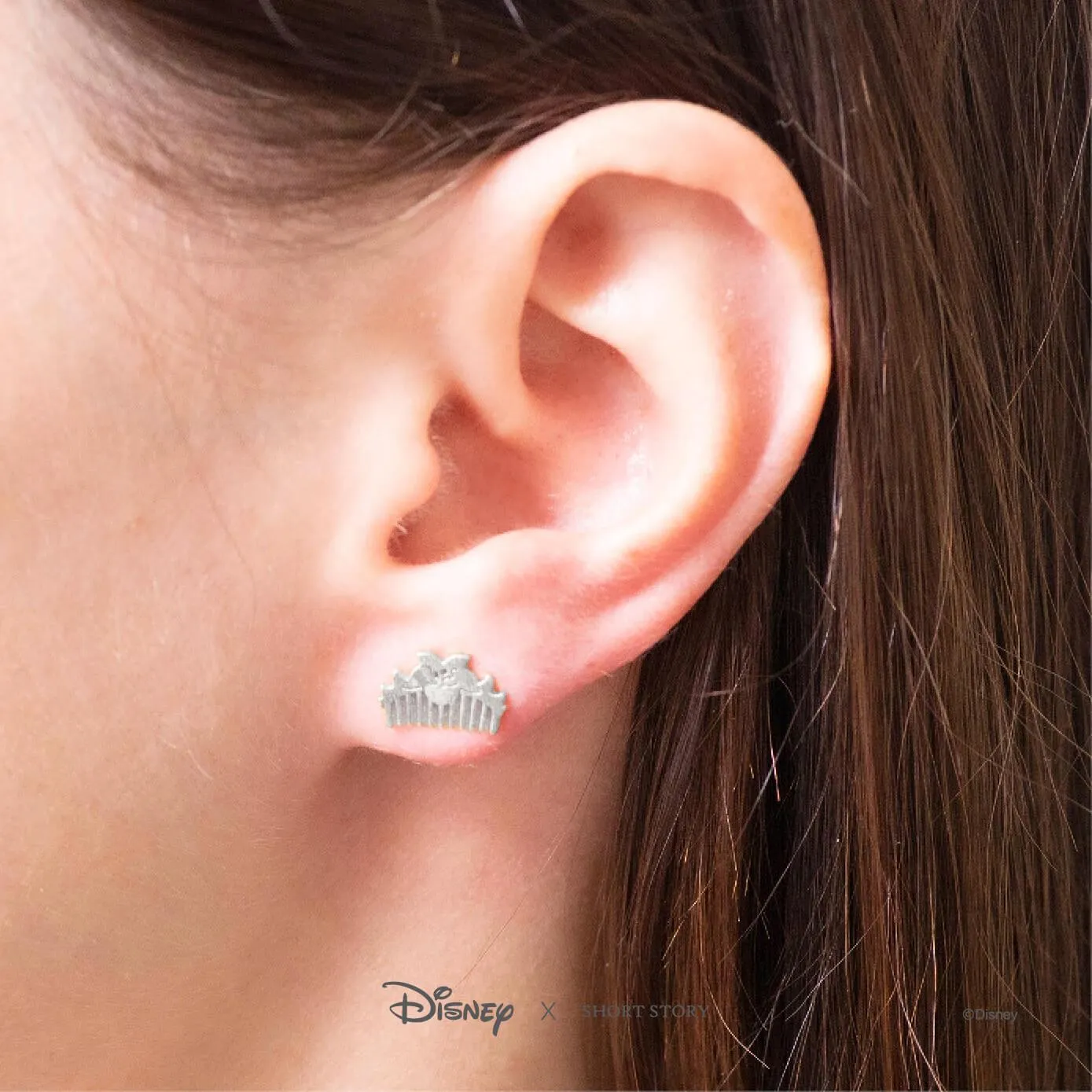 Disney Earring Mulan Brush & Blossom