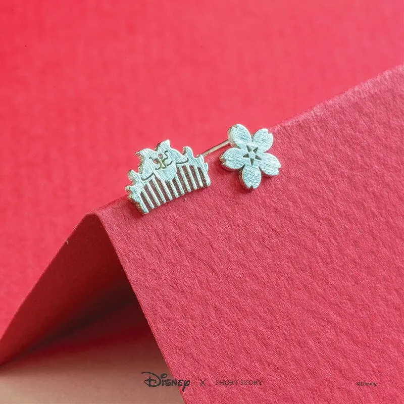 Disney Earring Mulan Brush & Blossom