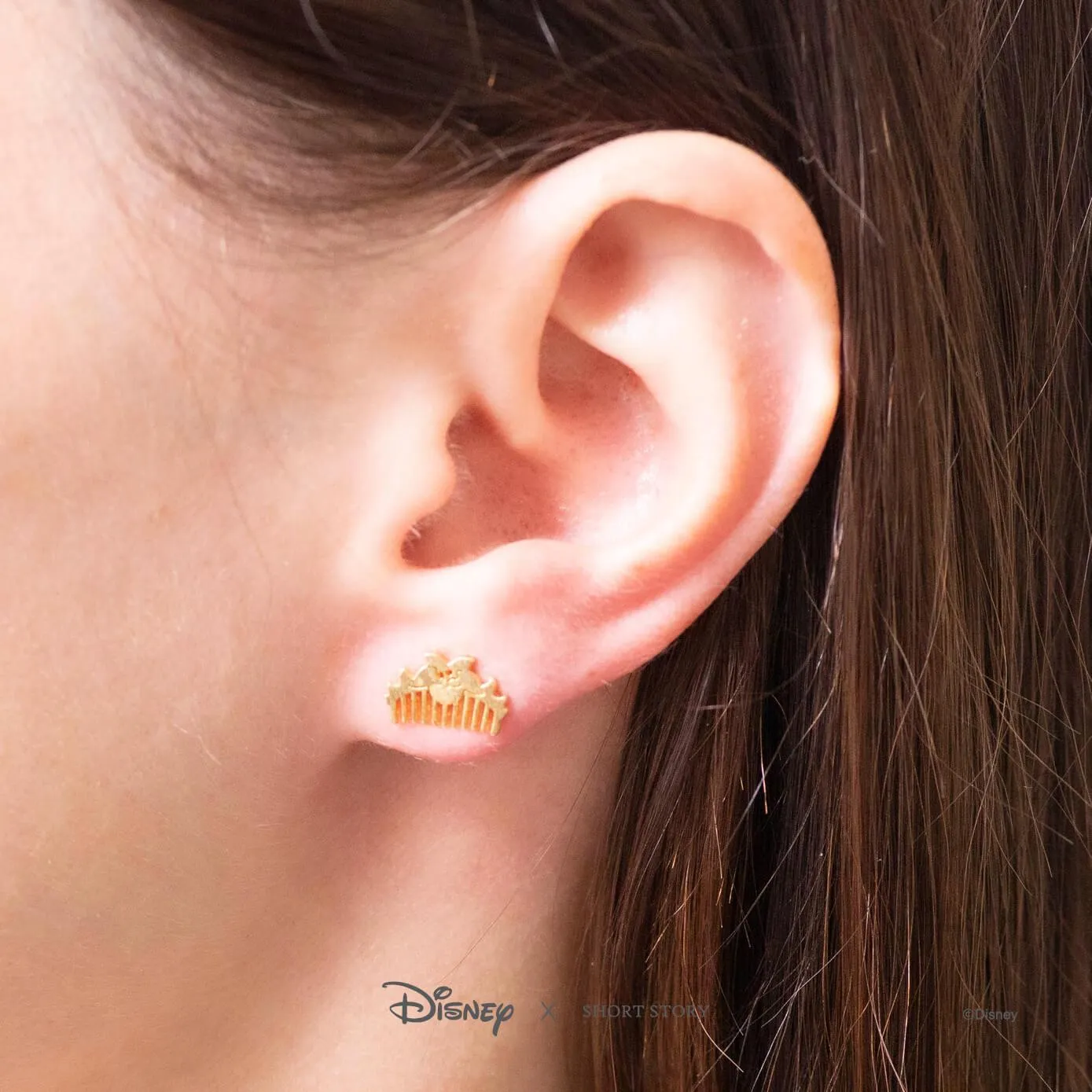 Disney Earring Mulan Brush & Blossom