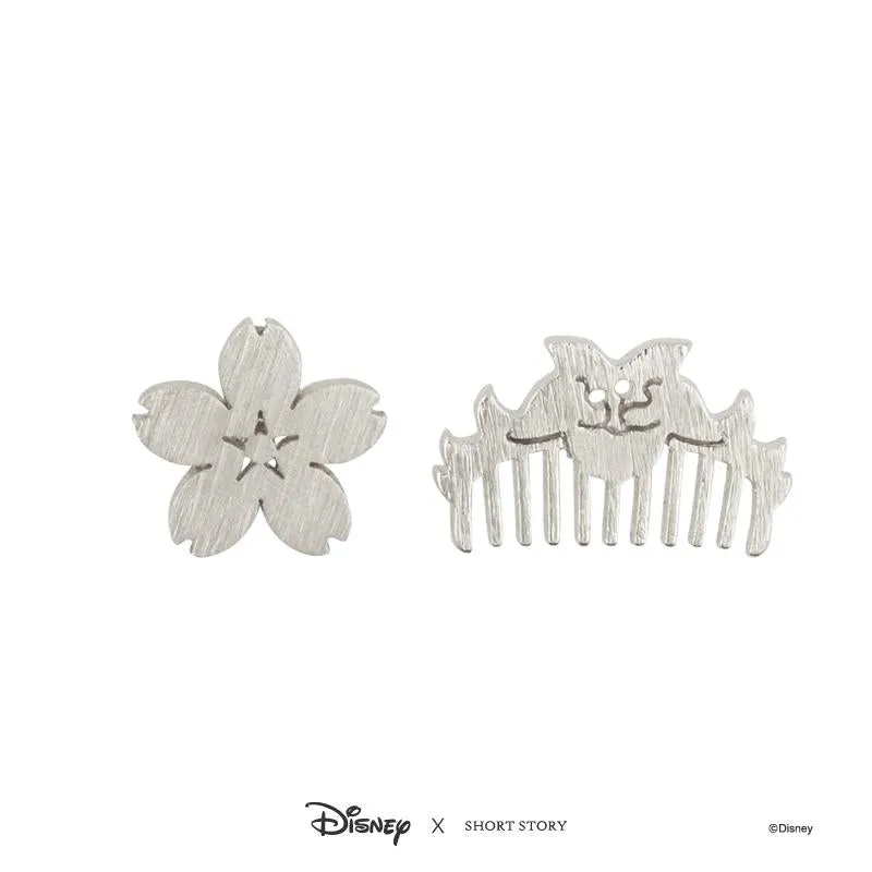 Disney Earring Mulan Brush & Blossom