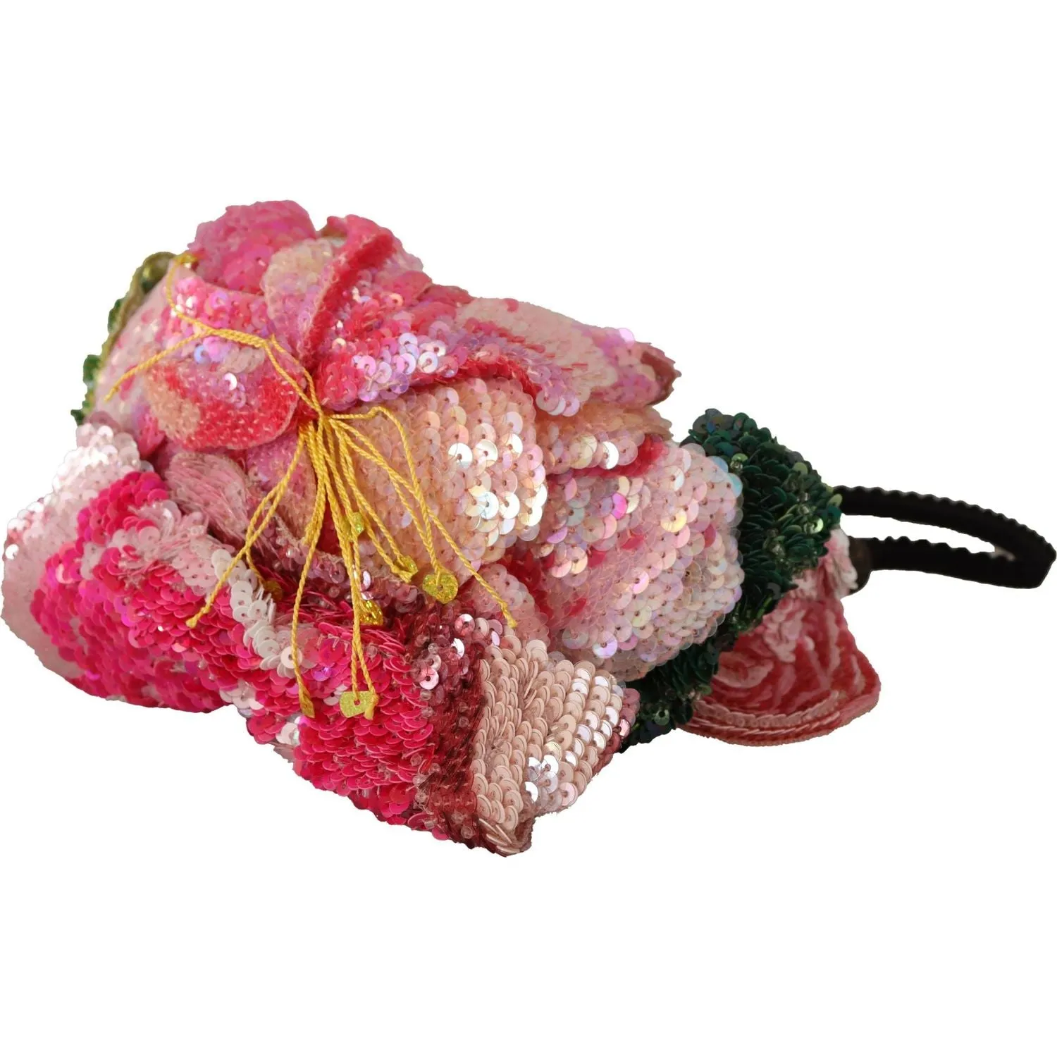 Dolce & Gabbana Multicolored Sequined Diadem Headband