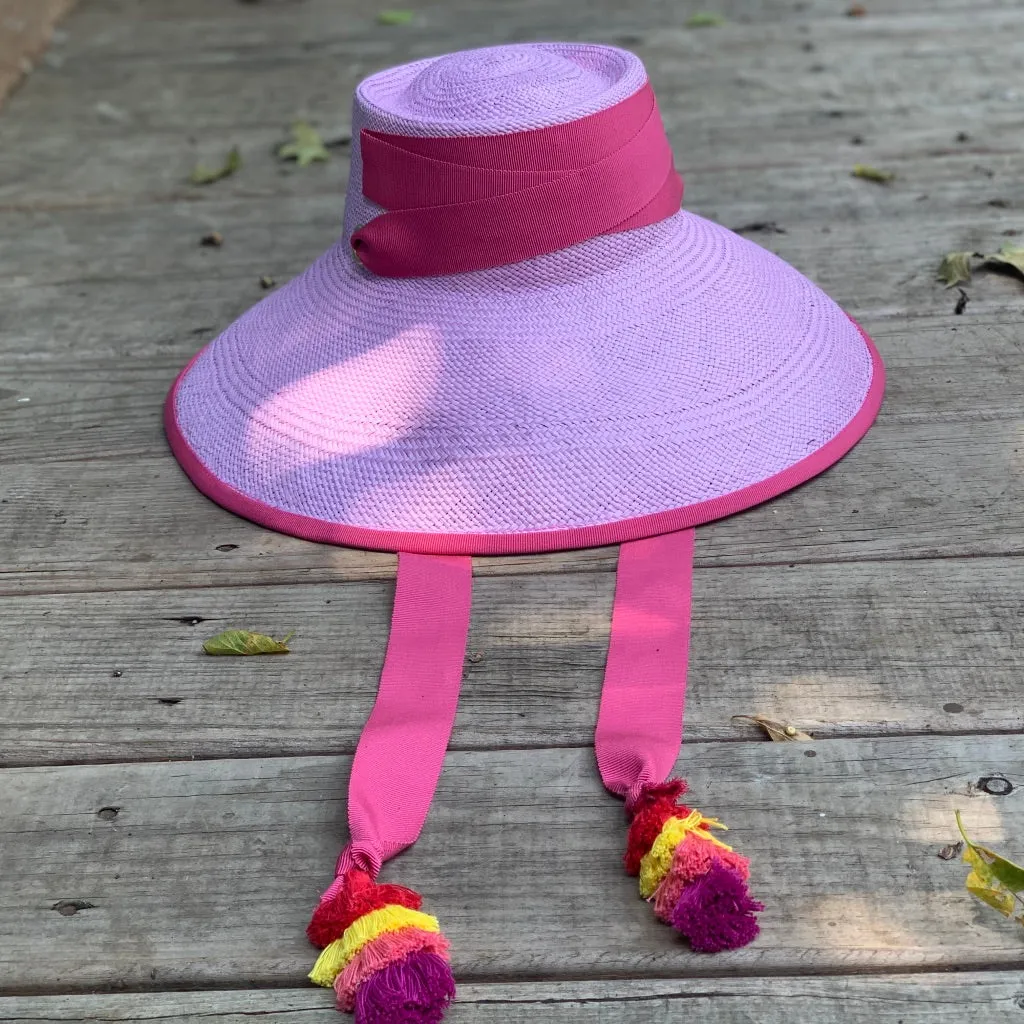 Edie Sunhat in Lavender and Rhubarb