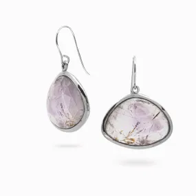 Elestial Quartz Drop Earrings