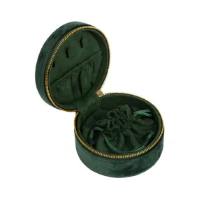 Embroidery Embroidered Flannelette Portable Bracelet Box Watch Box Vintage Jewelry Box