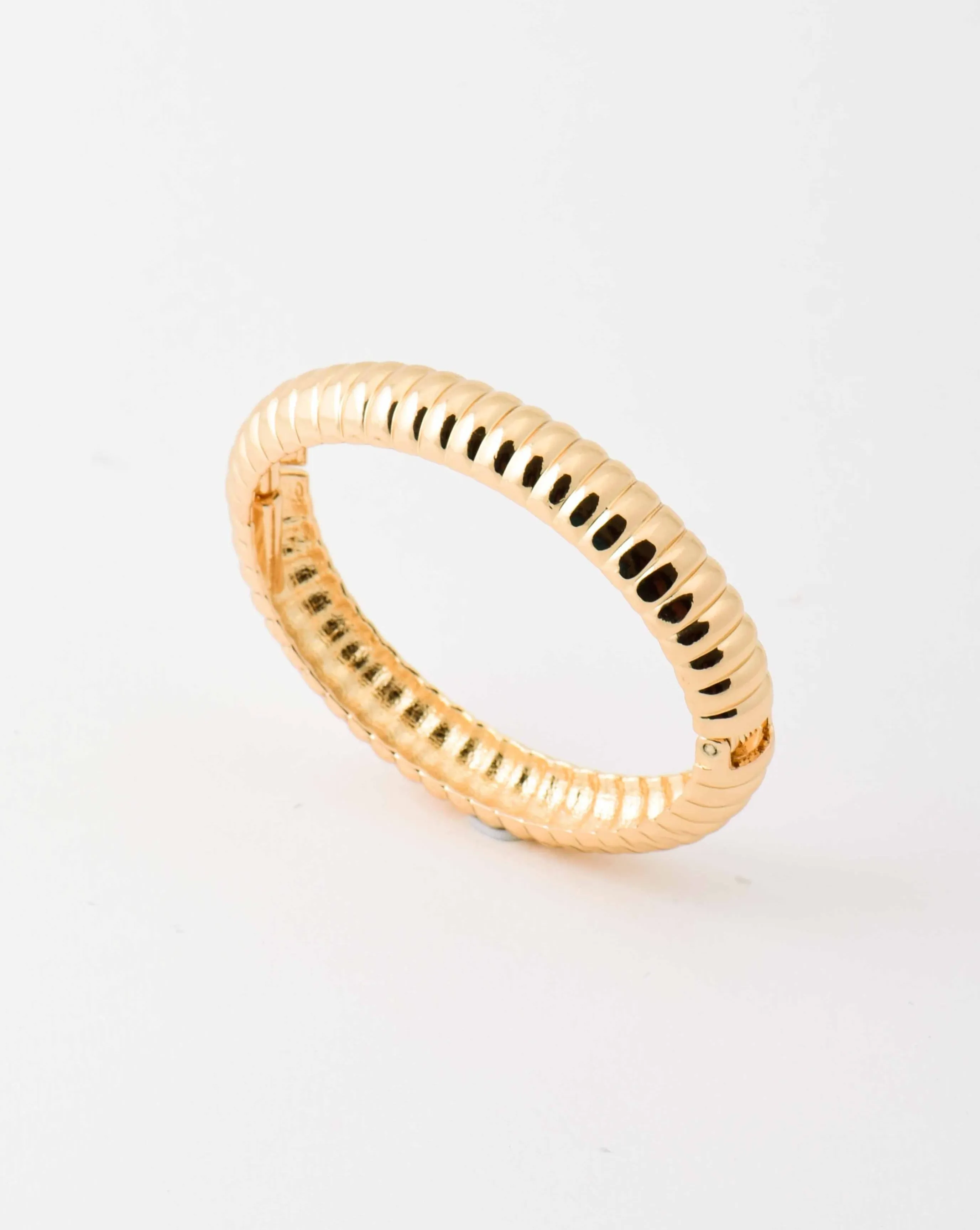 Emily Bangle Gold Single Piece