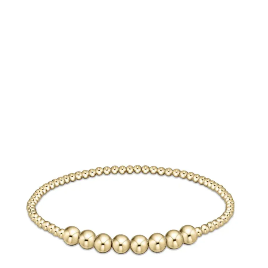 Enewton classic gold beaded bliss 2.5mm bracelet