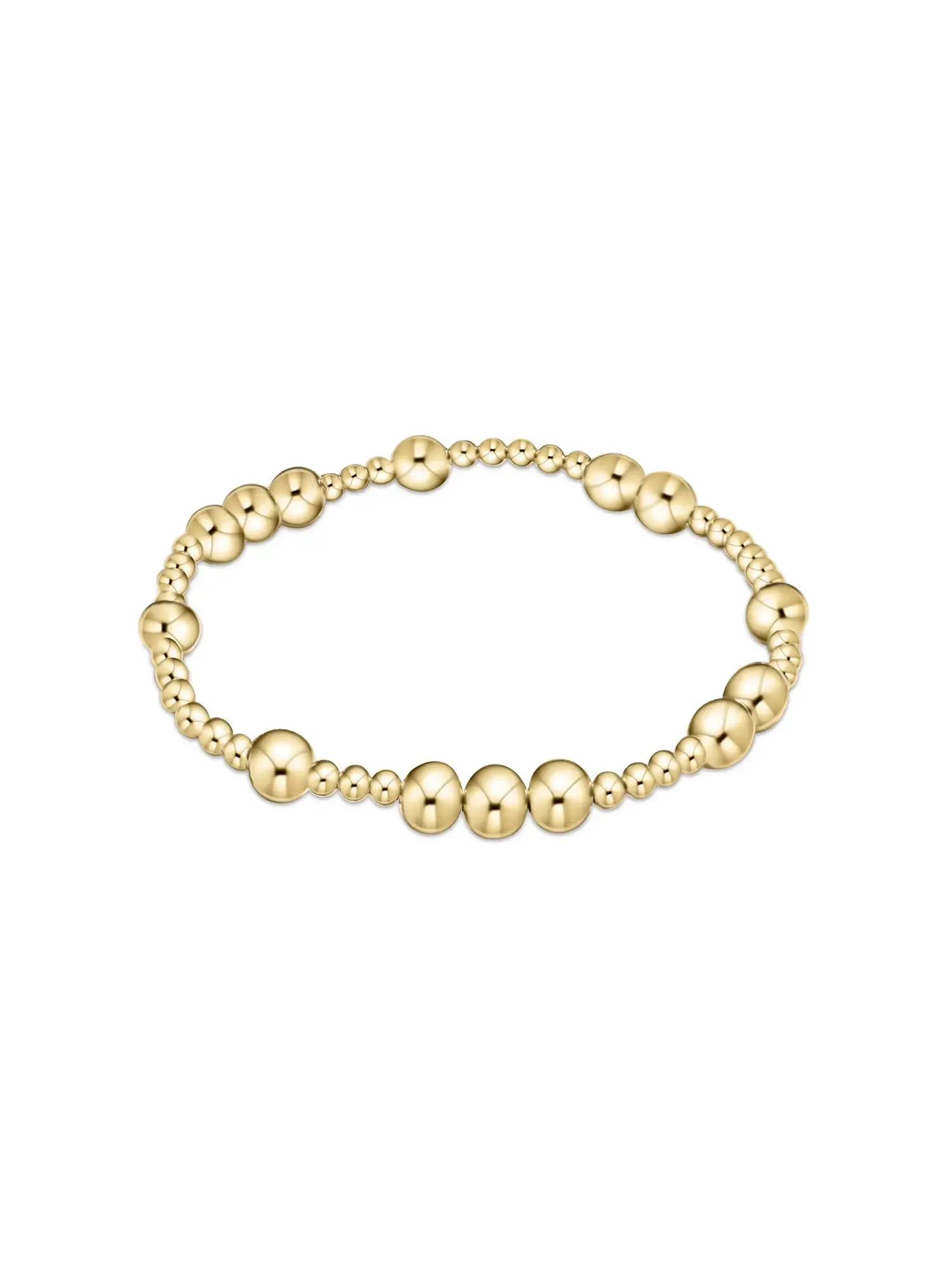 enewton Hope Unwritten Gold Bead Bracelet: 6mm