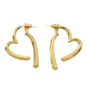 Esme Squiggle Heart Earrings