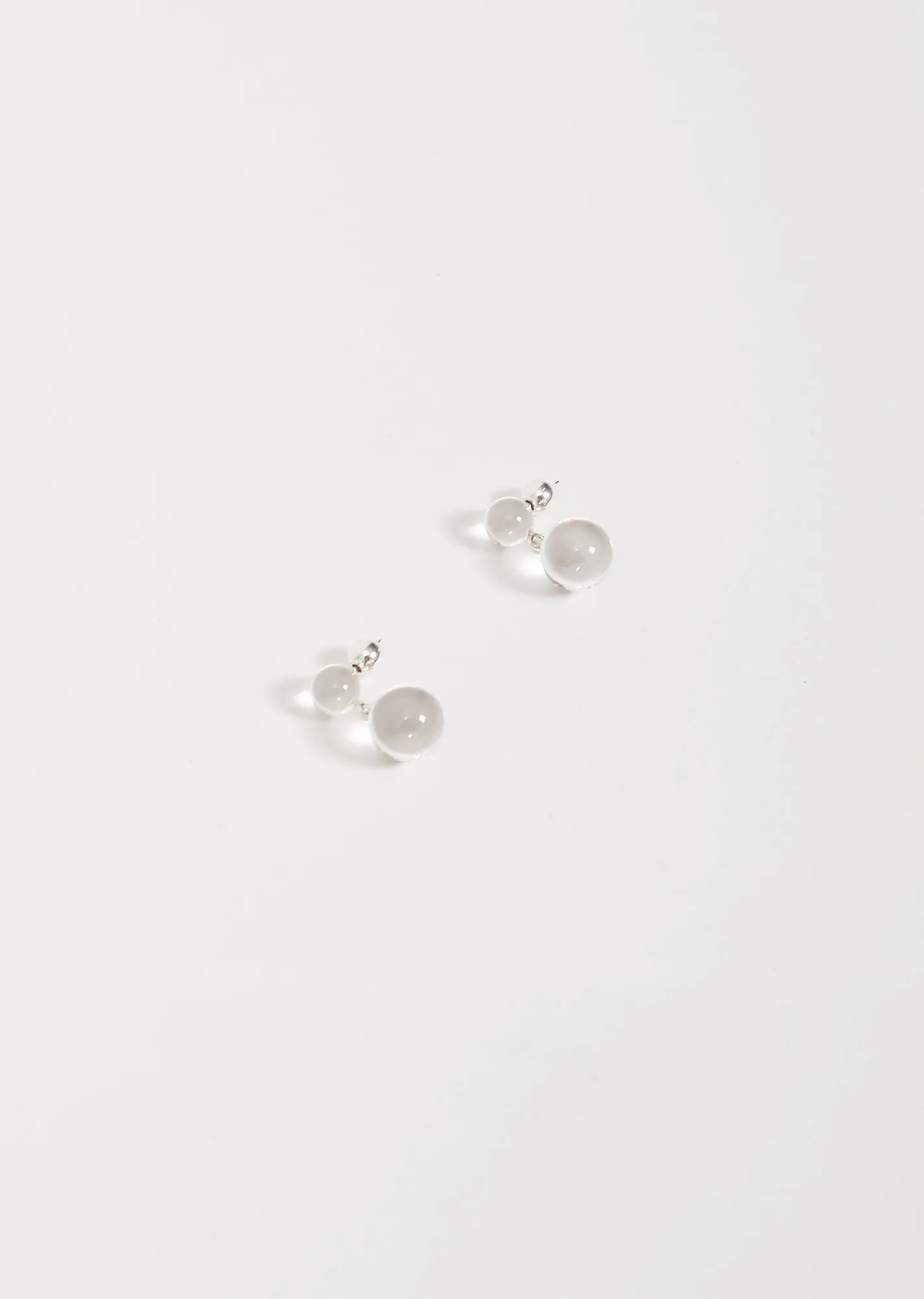 Everyday Boule Earrings, Quartz