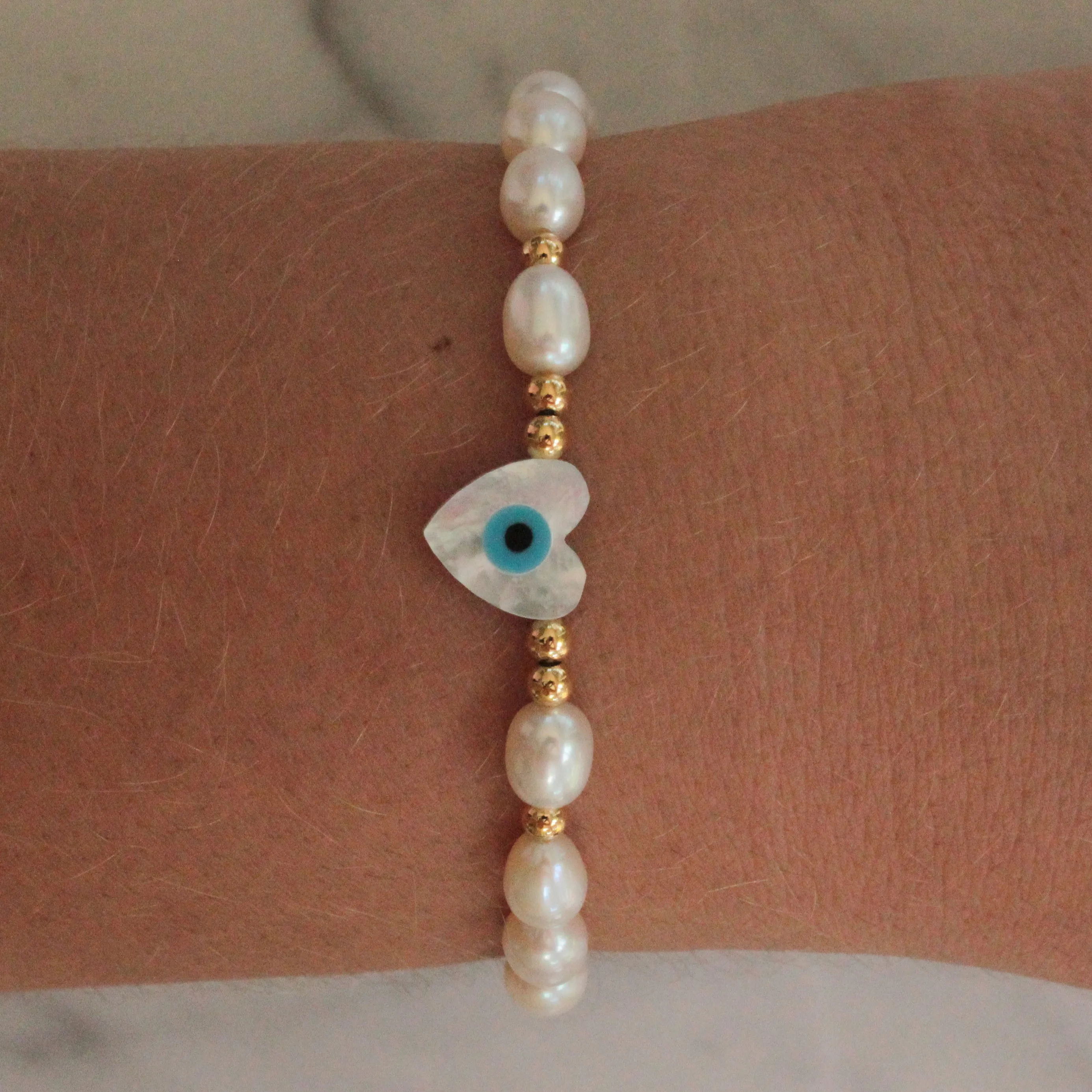 Evil Eye & Hamsa Pearl