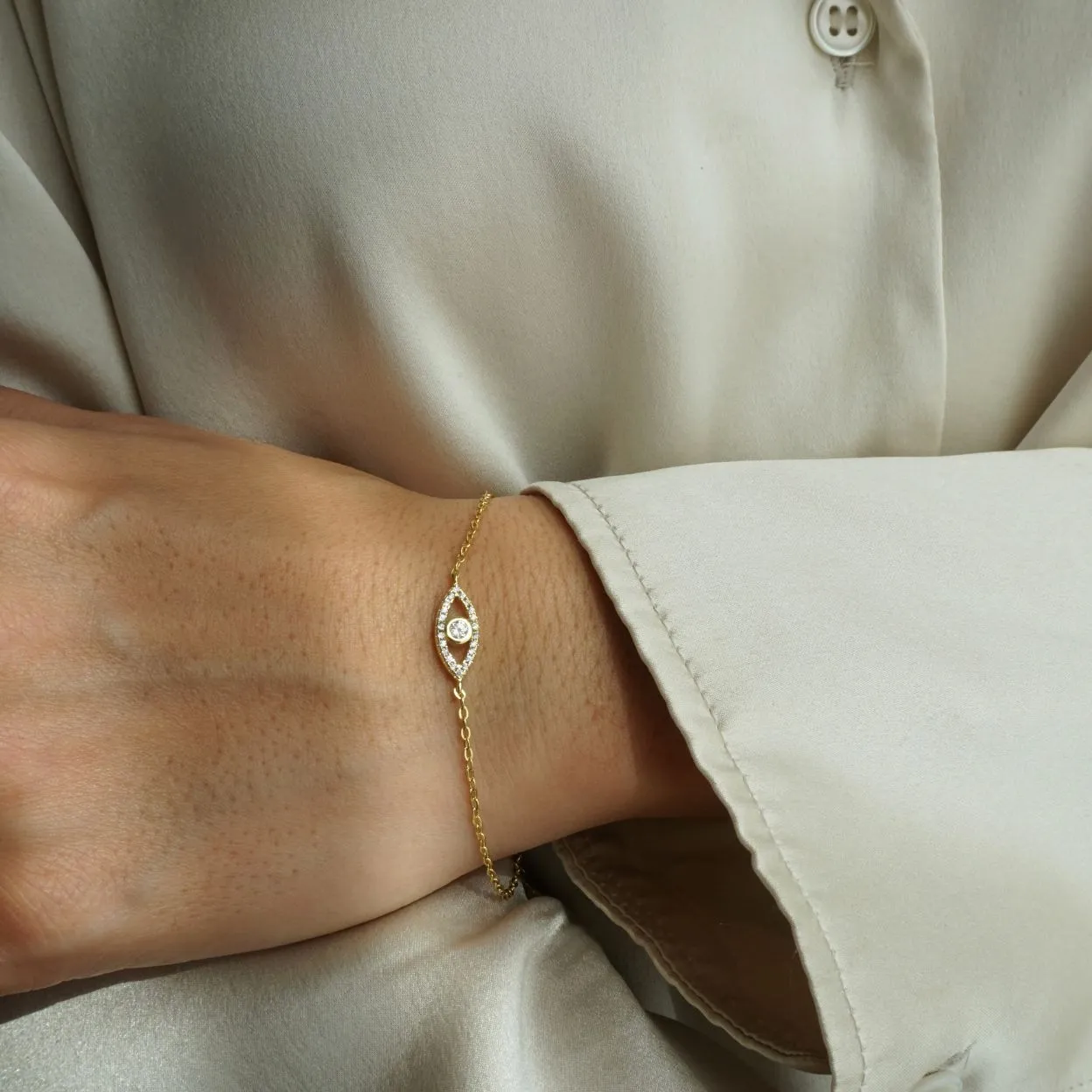 Eye CZ Bracelet