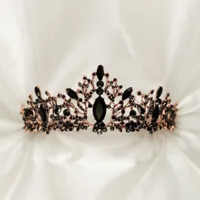 Felicity’s Tiara in Black & Rose Gold