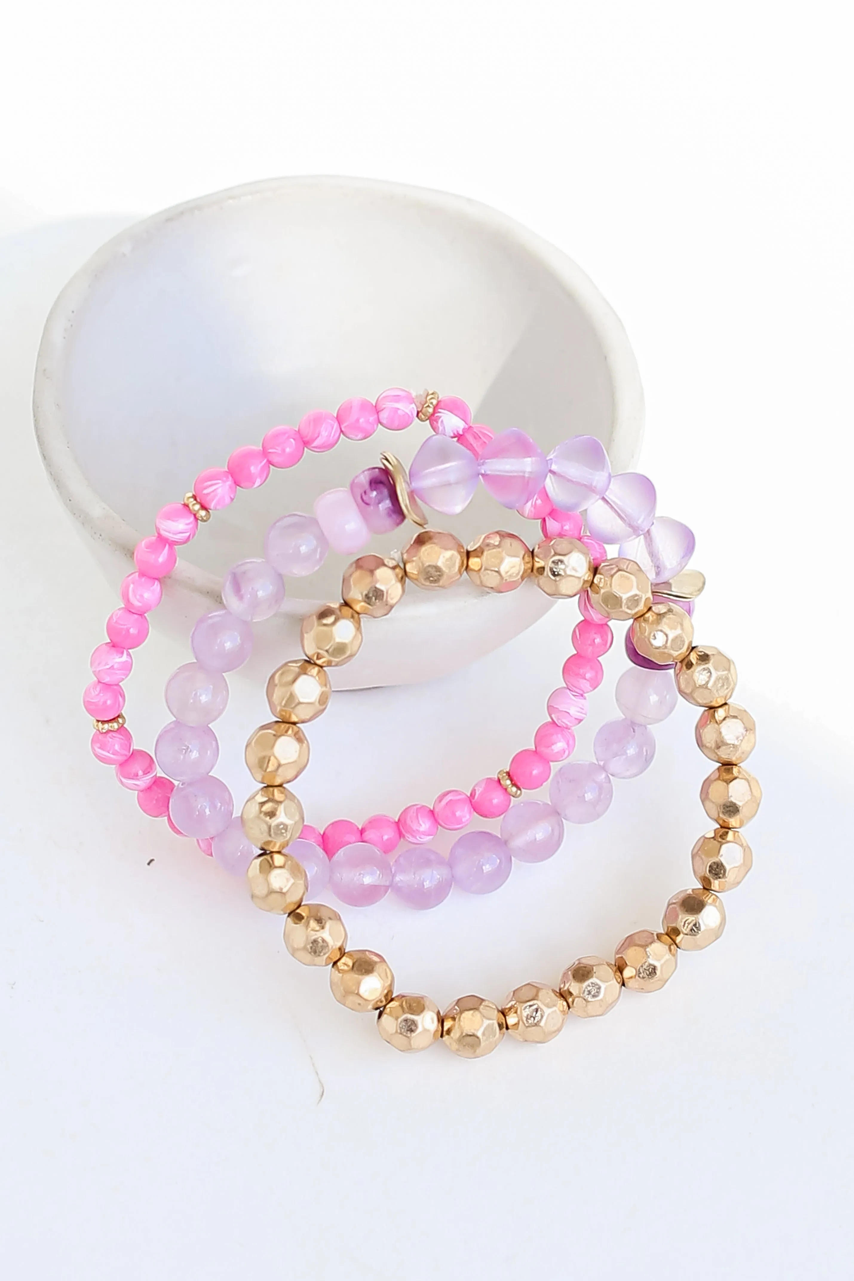 FINAL SALE - Michelle Beaded Bracelet Set