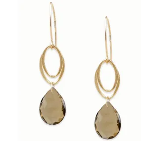 Fiona Smoky Quartz Earrings