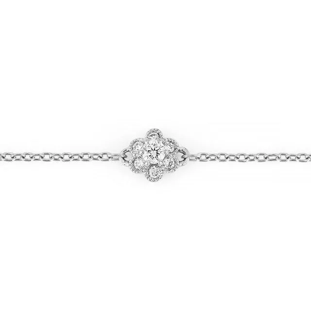 “fleurs”<br>Diamond Bracelet<br>ダイヤモンドブレスレット<br>（1334A）