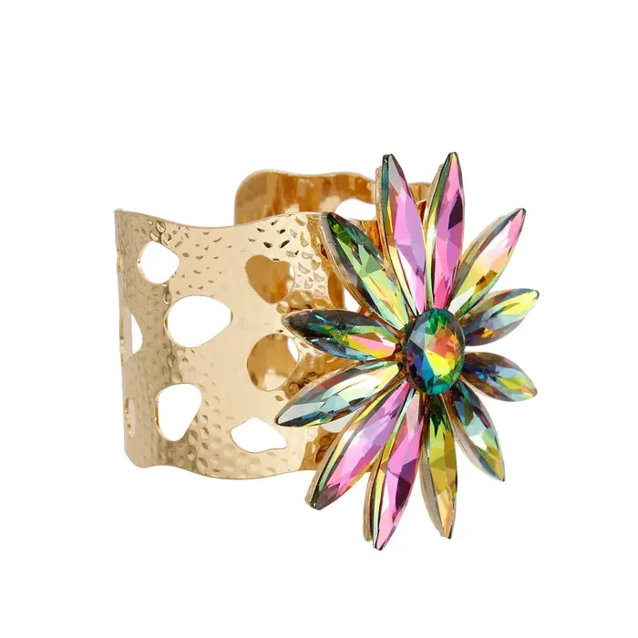 Flower Open Cuff