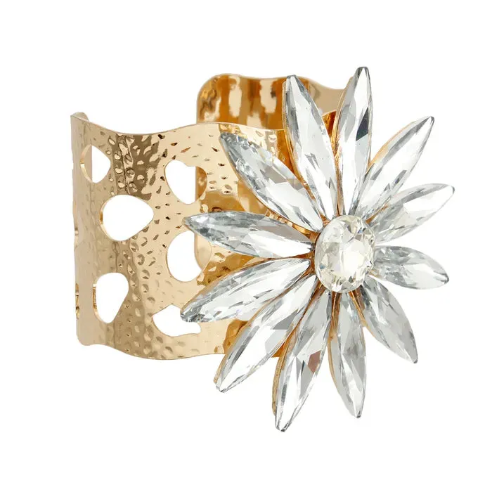 Flower Open Cuff