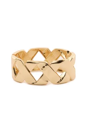 Frankie Wrap Bangle - Gold