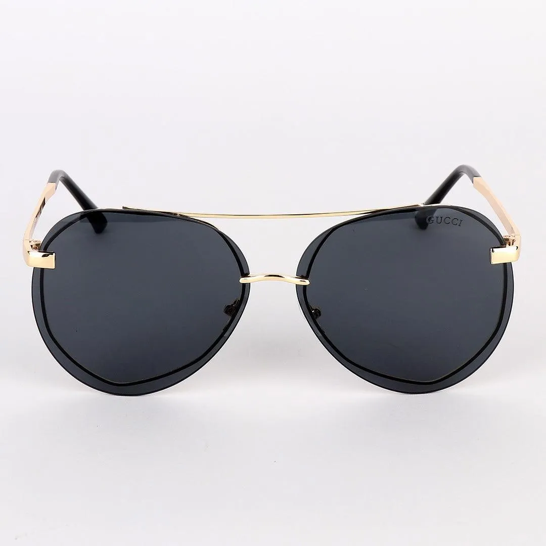 GC Full Rim frame Acetate And Gold Metal Sunglasses