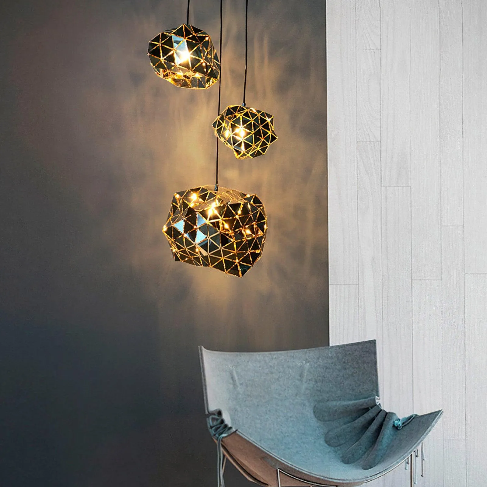 Geometric Panel Pendant Lamp