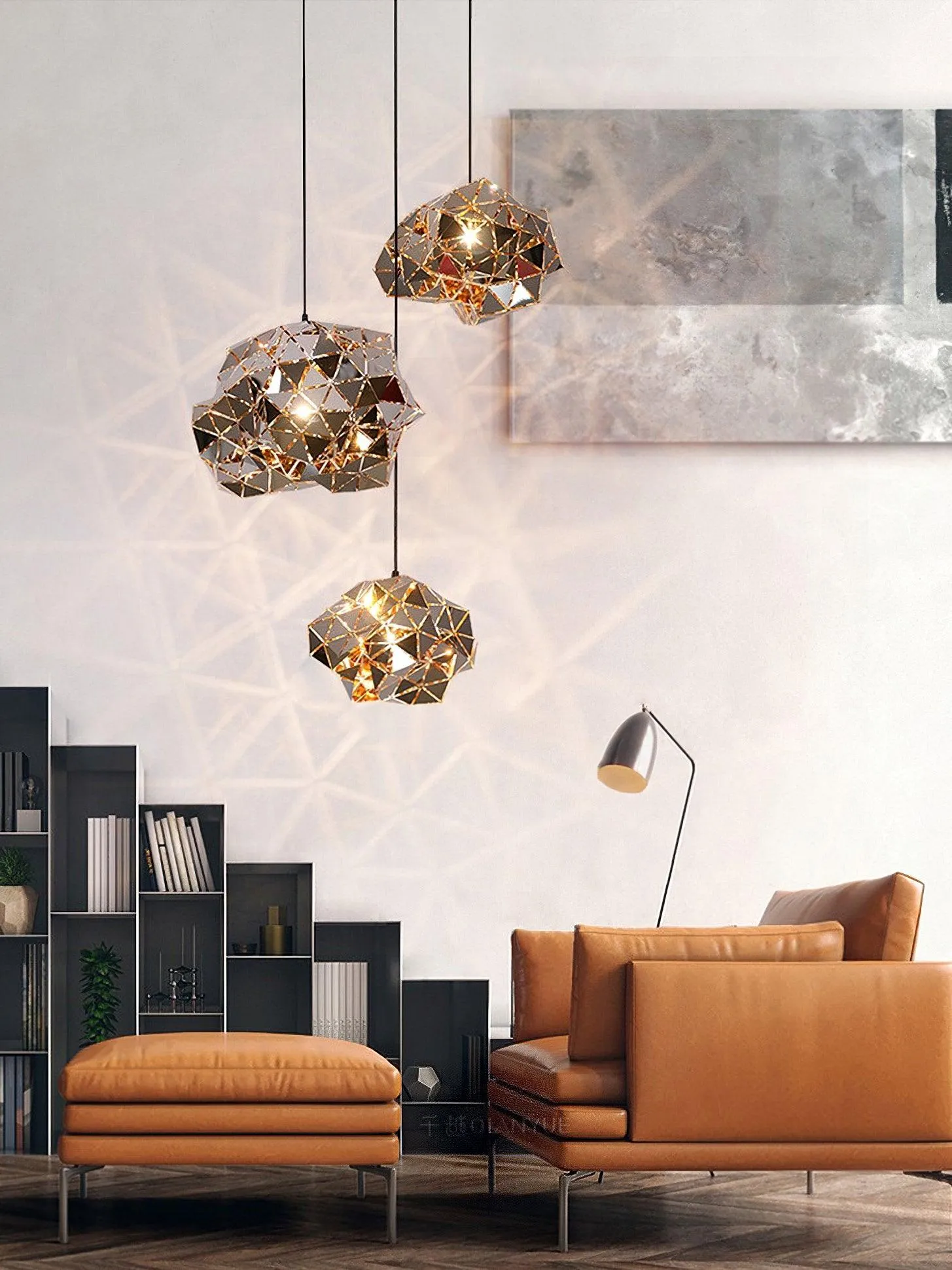 Geometric Panel Pendant Lamp