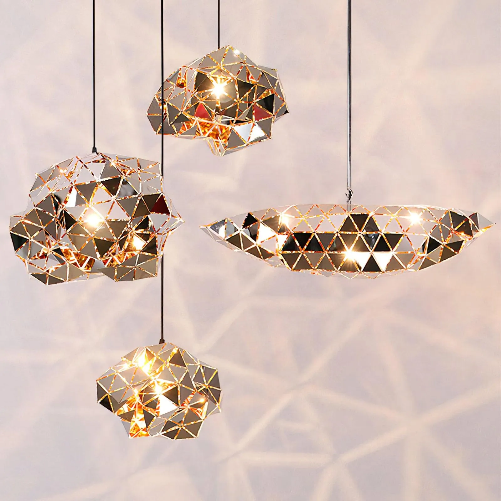 Geometric Panel Pendant Lamp