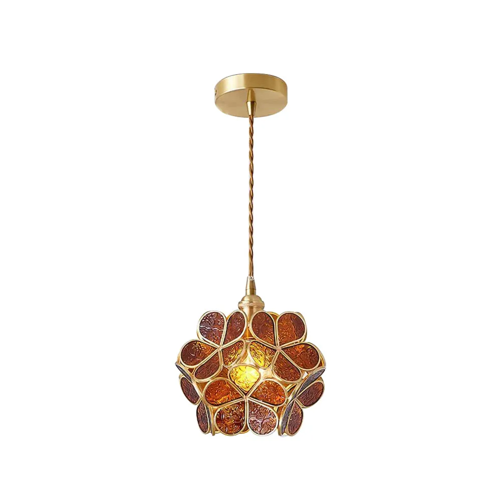 Glass Petal Pendant Lights