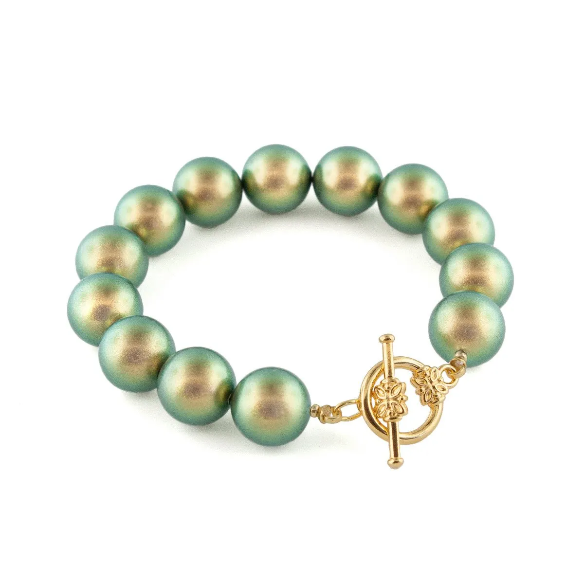 Green Pearl Bracelet