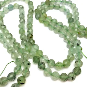 Green Quartz 6mm Faceted Rounds