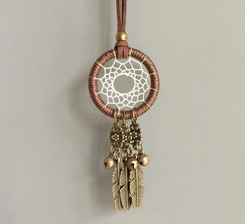 Handmade Dream Catcher Necklace