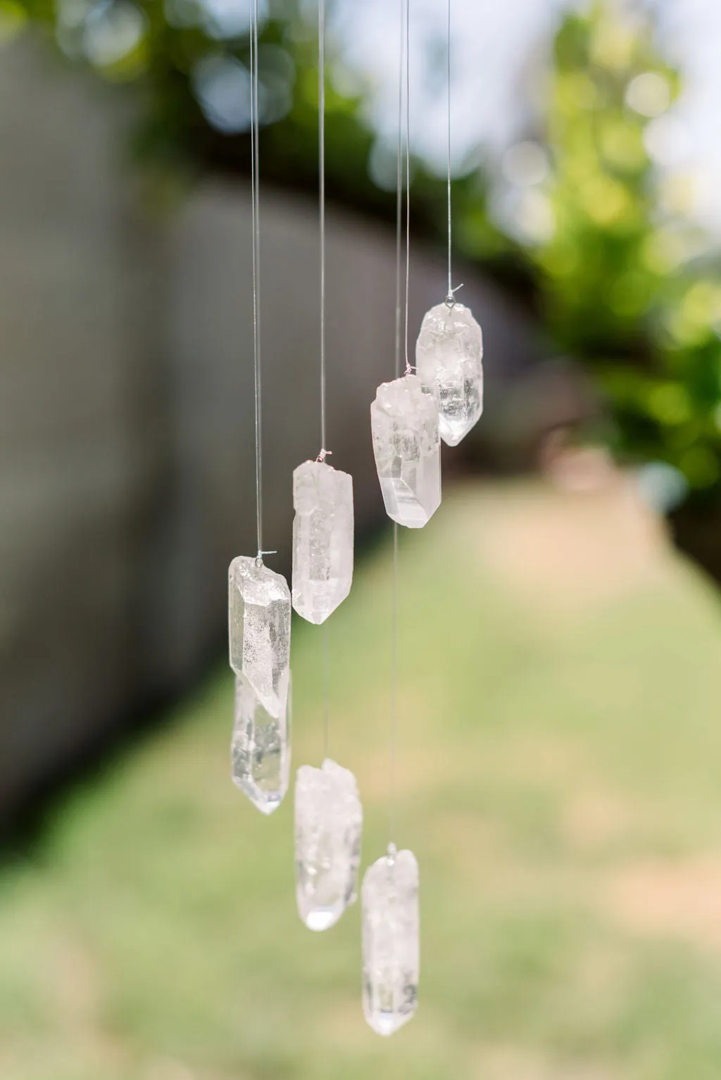 Hanging Sun Chimes ll 7 Stones