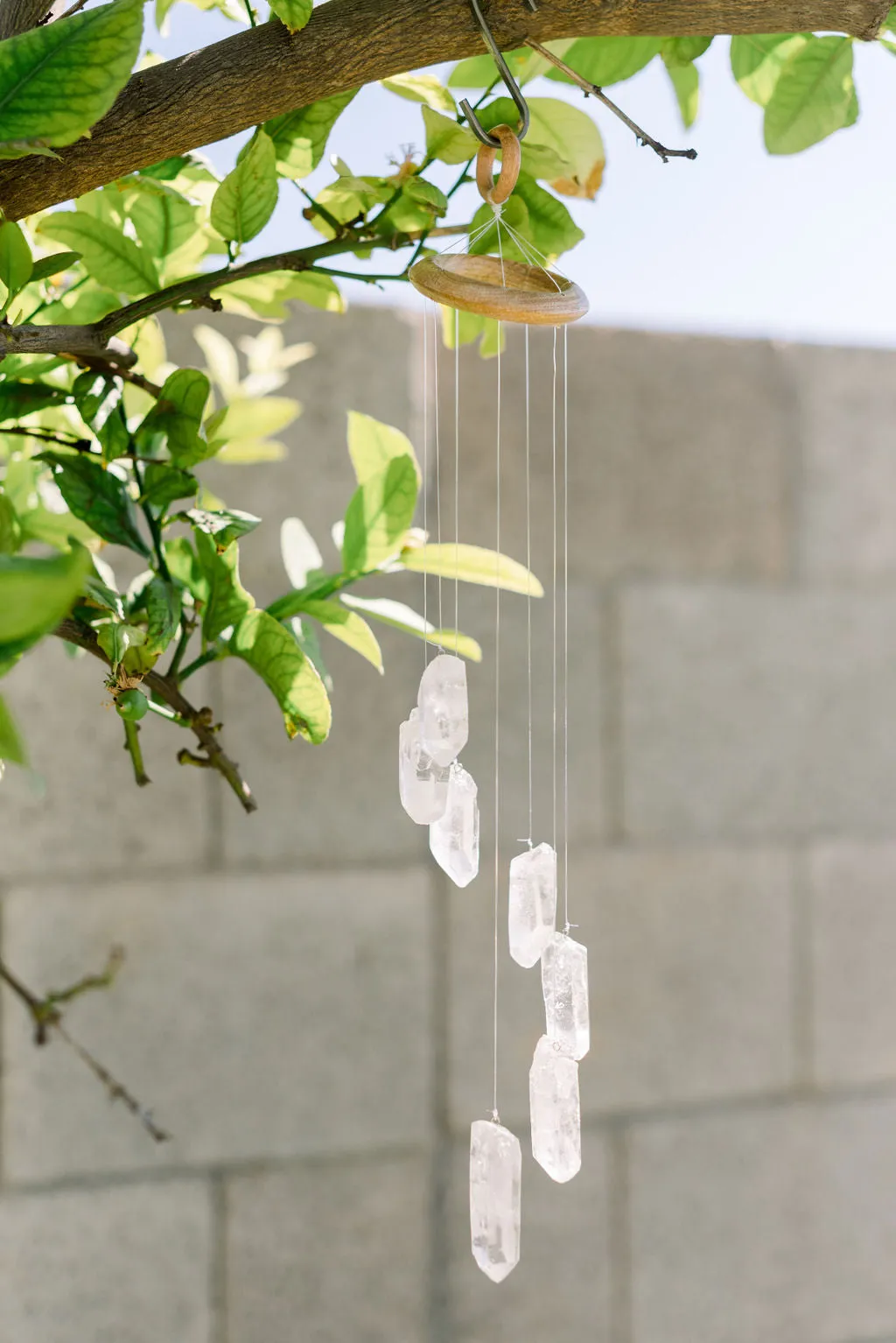 Hanging Sun Chimes ll 7 Stones