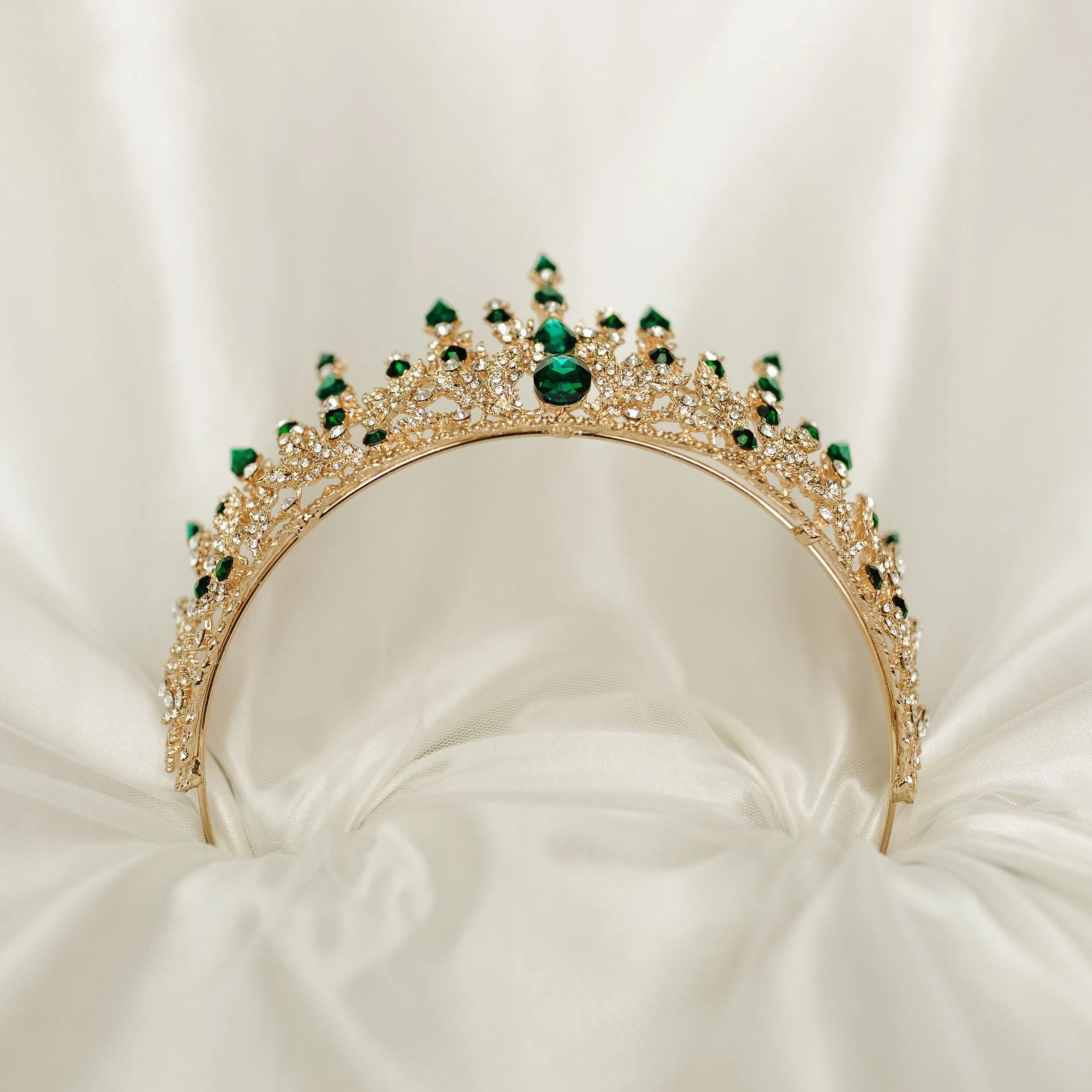 Helena's Tiara in Green