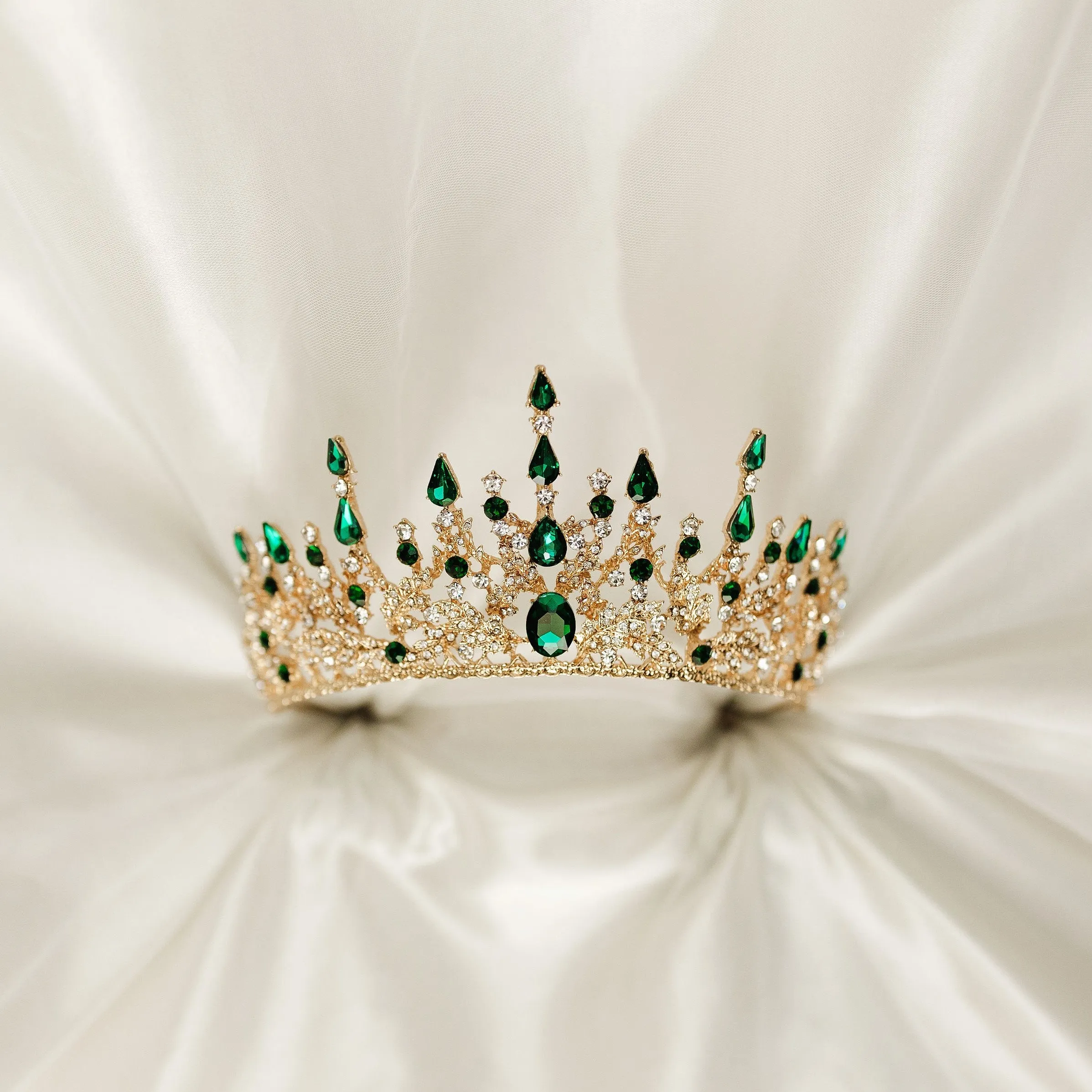 Helena's Tiara in Green