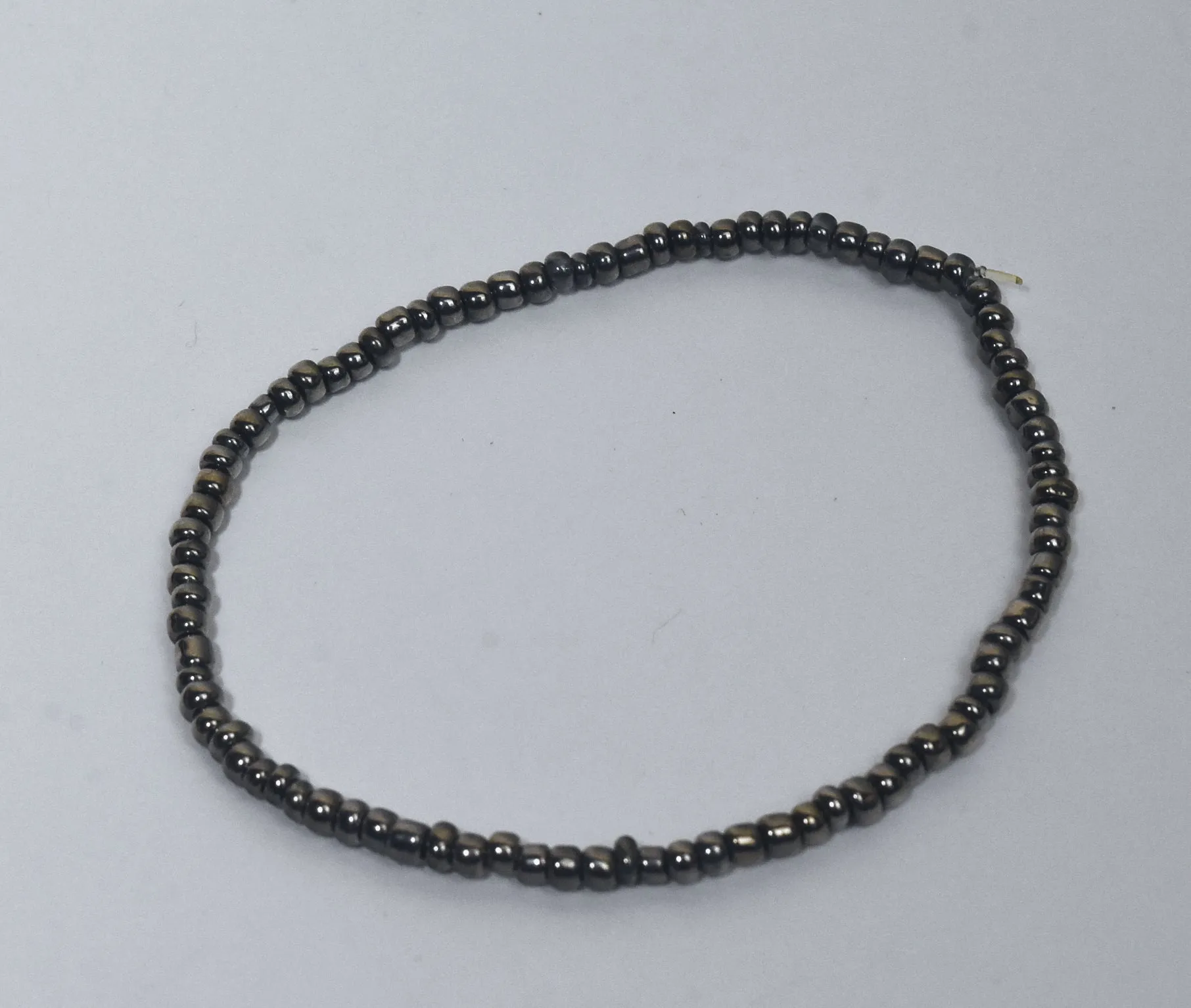 Hematite Bead Stretch Bracelet