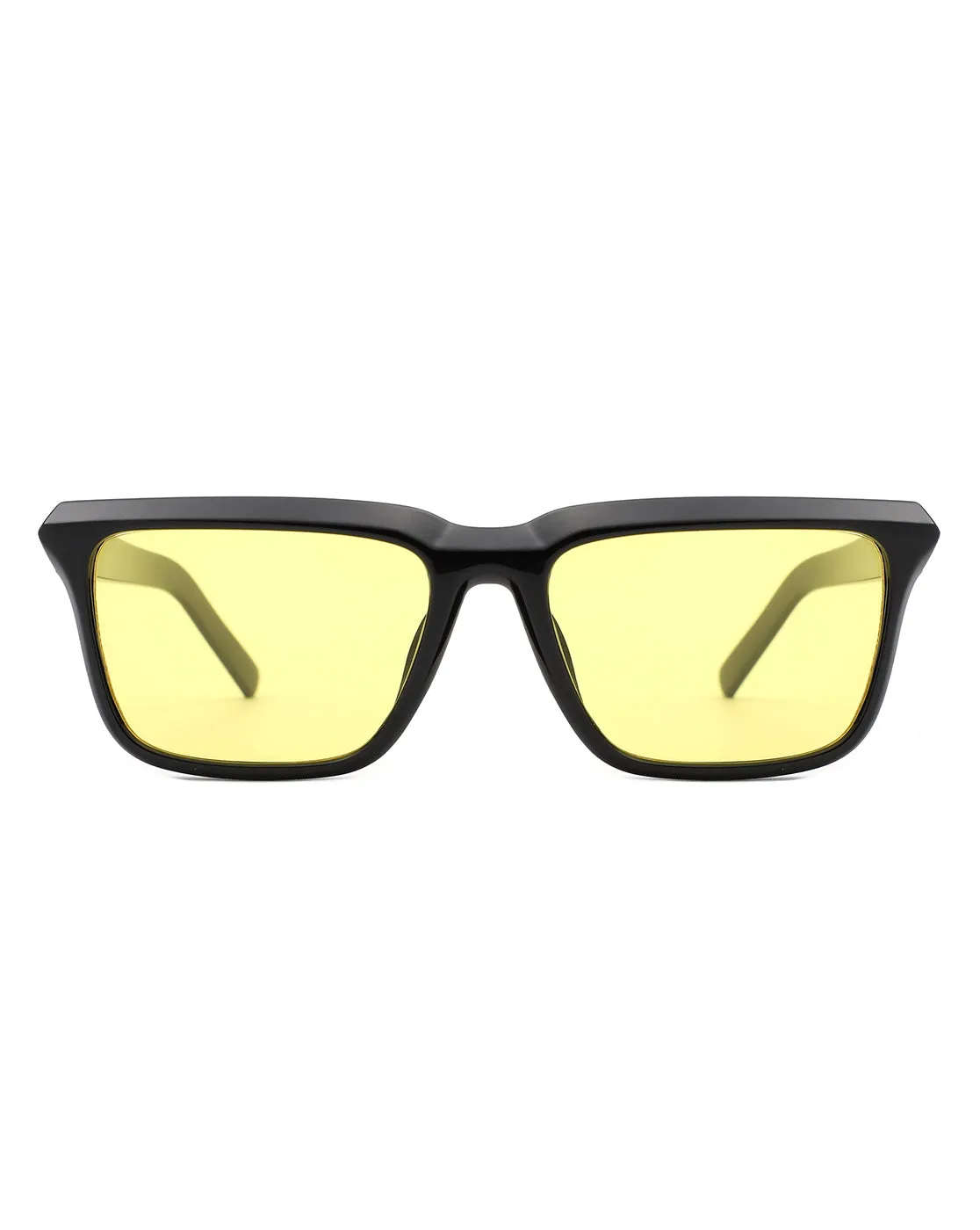 Ilyria - Retro Flat Top Square Fashion Sunglasses