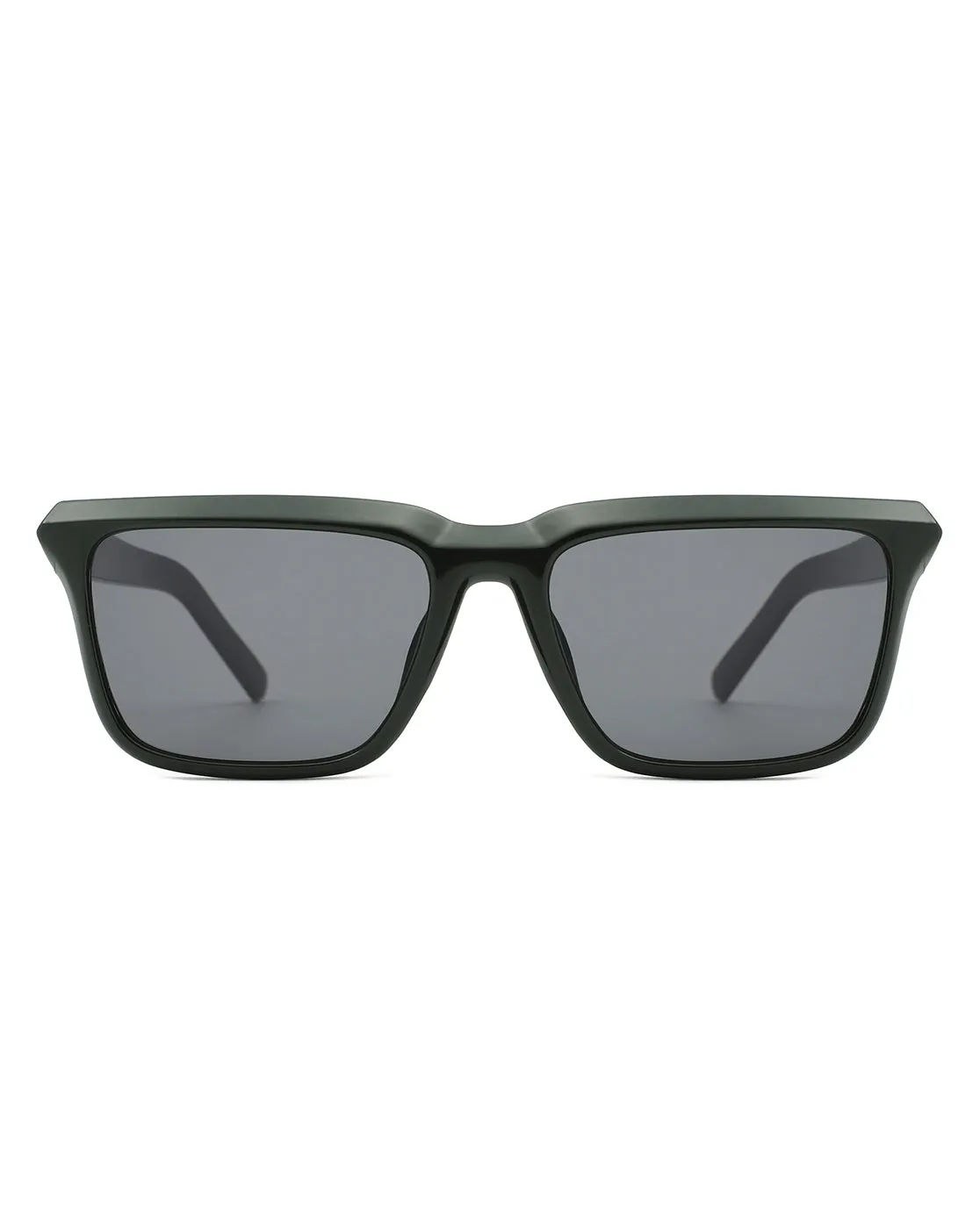 Ilyria - Retro Flat Top Square Fashion Sunglasses