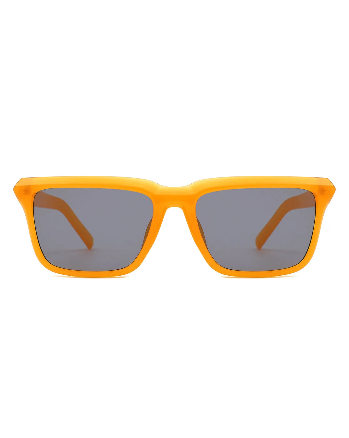 Ilyria - Retro Flat Top Square Fashion Sunglasses