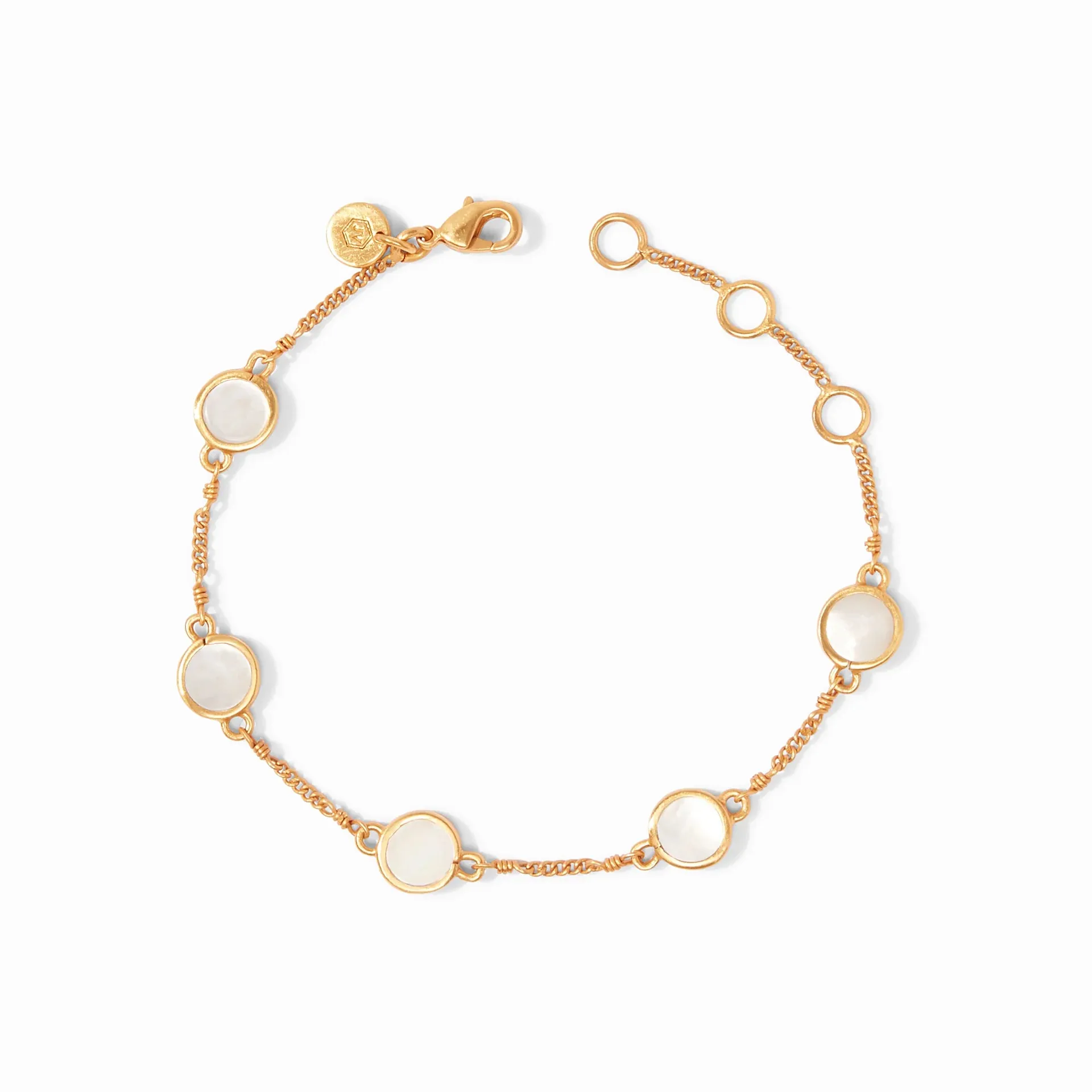 Julie Vos, Valencia Delicate Bracelet - Mother of Pearl