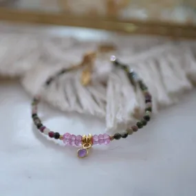 Karishma Tourmaline & Pink Topaz Bracelet