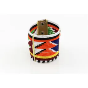 Kenyan Masai Beaded Cuff