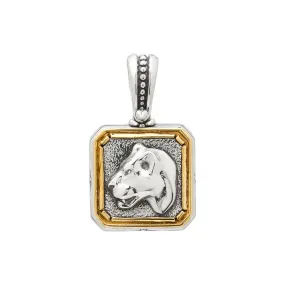 Konstantino Sterling Silver and Bronze Orion Panther Pendant