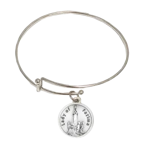 Lady of Fatima Bangle Bracelet