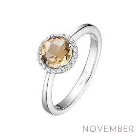 Lafonn Simulated Diamond & Genuine Citrine Birthstone Ring - November BR001CTP