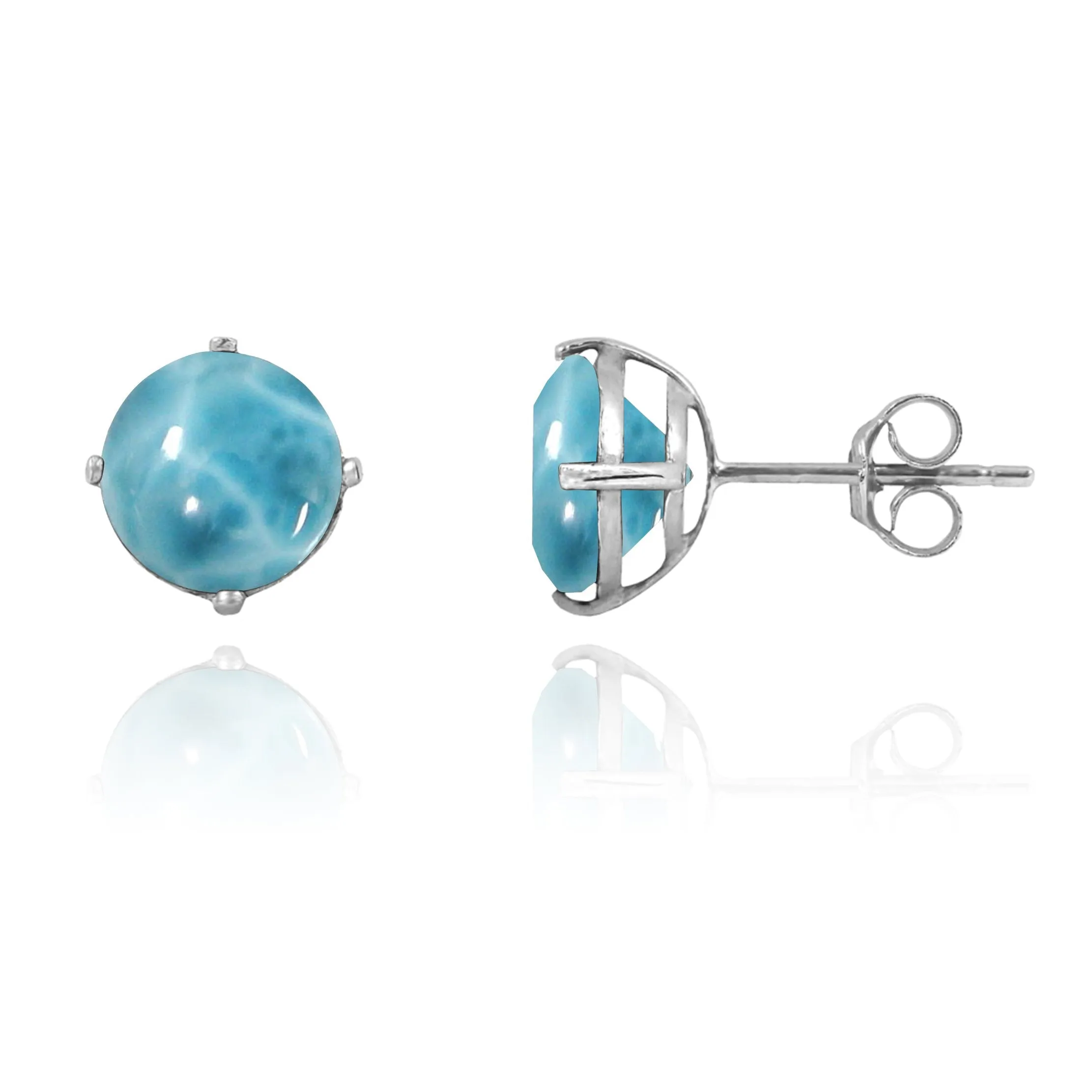 Larimar  Stud Earrings